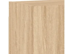 vidaXL 4-Tlg Wohnwand Sonoma-Eiche Holzwerkstoff 3216502