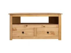 vidaXL TV-Eckschrank 93 x 49 x 49 cm Massivholz Panama-Kiefür