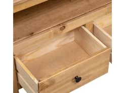 vidaXL TV-Eckschrank 93 x 49 x 49 cm Massivholz Panama-Kiefür