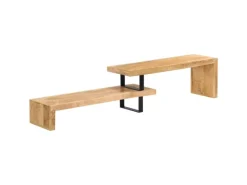 vidaXL TV-Lowboard Massivholz Mango