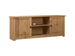 Hot vidaXL TV-Schrank 120 x 40 x 50 cm Massivholz Panama-Kiefür