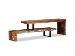 vidaXL TV-Schrank Altholz Massiv Modell 2