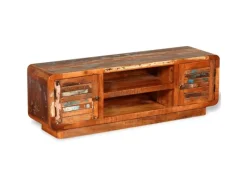 Hot vidaXL TV-Schrank Altholz Massiv 120x30x40 cm