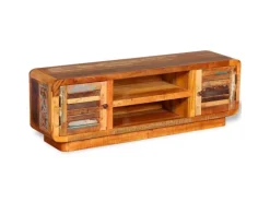 Hot vidaXL TV-Schrank Altholz Massiv 120x30x40 cm