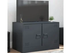 vidaXL TV-Schrank Anthrazit 67x39x44 cm Stahl Modell 3