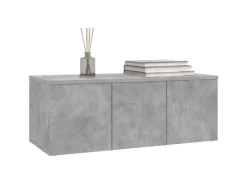 Hot vidaXL TV-Schrank Betongrau 80x34x30 cm Holzwerkstoff