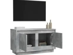 vidaXL TV-Schrank Betongrau 80x35x45 cm Holzwerkstoff