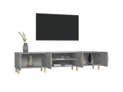 vidaXL TV-Schrank Betongrau 180x31,5x40 cm Holzwerkstoff Modell 1