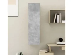 vidaXL TV-Schrank Betongrau 30,5x30x110 cm Holzwerkstoff