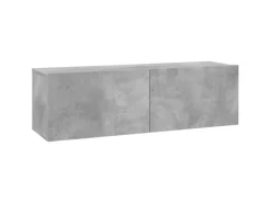 vidaXL TV-Schrank Betongrau 100x30x30 cm Holzwerkstoff