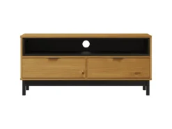 Online vidaXL TV-Schrank FLAM 110x40x50 cm Massivholz Kiefür Modell 1