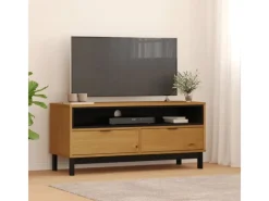 Online vidaXL TV-Schrank FLAM 110x40x50 cm Massivholz Kiefür Modell 1