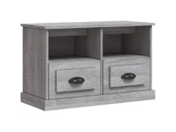vidaXL TV-Schrank Grau Sonoma 80x35x50 cm Holzwerkstoff