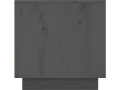 vidaXL TV-Schrank Grau 140x40x40 cm Massivholz Kiefür