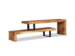 New vidaXL TV-Schrank Massivholz Akazie 244583