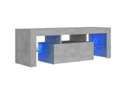Clearance vidaXL TV-Schrank mit LED-Beleuchtung Betongrau 120x35x40 cm Modell 2