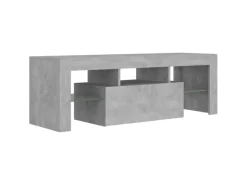 Clearance vidaXL TV-Schrank mit LED-Beleuchtung Betongrau 120x35x40 cm Modell 2