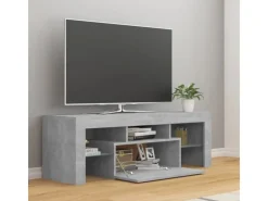 Clearance vidaXL TV-Schrank mit LED-Beleuchtung Betongrau 120x35x40 cm Modell 2