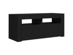 Clearance vidaXL TV-Schrank mit LED-Beleuchtung Schwarz 90x35x40 cm
