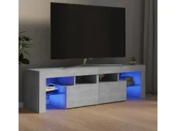 Sale vidaXL TV-Schrank mit LED-Beleuchtung Betongrau 140x36,5x40 cm