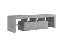 Sale vidaXL TV-Schrank mit LED-Beleuchtung Betongrau 140x36,5x40 cm