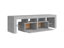 Sale vidaXL TV-Schrank mit LED-Beleuchtung Betongrau 140x36,5x40 cm
