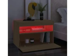 Best vidaXL TV-Schrank mit LED-Leuchten Sonoma-Eiche 60x35x40 cm