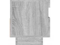 vidaXL TV-Schrank mit LED-Leuchten Grau Sonoma 80x35x40 cm