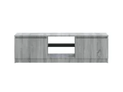 vidaXL TV-Schrank mit LED-Leuchten Grau Sonoma 120x30x35,5 cm