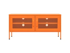 vidaXL TV-Schrank Orange 105x35x50 cm Stahl
