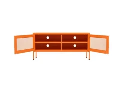 vidaXL TV-Schrank Orange 105x35x50 cm Stahl
