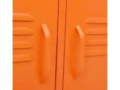 Outlet vidaXL TV-Schrank Orange 105x35x50 cm Stahl Modell 1