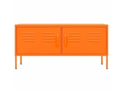Outlet vidaXL TV-Schrank Orange 105x35x50 cm Stahl Modell 1