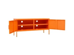 Outlet vidaXL TV-Schrank Orange 105x35x50 cm Stahl Modell 1