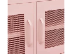 Hot vidaXL TV-Schrank Rosa 105x35x50 cm Stahl