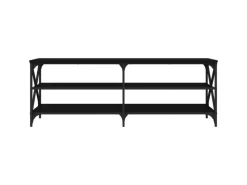 New vidaXL TV-Schrank Schwarz 140x40x50 cm Holzwerkstoff