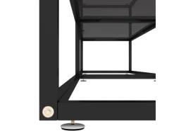 Clearance vidaXL TV-Schrank Schwarz 220x40x40,5 cm Hartglas
