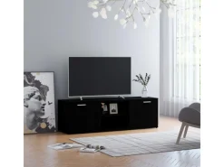 vidaXL TV-Schrank Schwarz 120x34x37 cm Holzwerkstoff