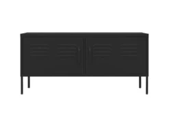 vidaXL TV-Schrank Schwarz 105x35x50 cm Stahl Modell 1