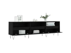 Outlet vidaXL TV-Schrank Schwarz 150x30x44,5 cm Holzwerkstoff Modell 5