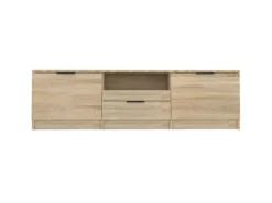 Hot vidaXL TV-Schrank Sonoma-Eiche 140x35x40 cm Holzwerkstoff