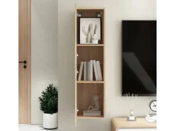 vidaXL TV-Schrank Sonoma-Eiche 30,5x30x110 cm Holzwerkstoff