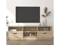 Clearance vidaXL TV-Schrank Sonoma-Eiche 150x33,5x45 cm Holzwerkstoff