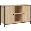 vidaXL TV-Schrank Sonoma-Eiche 100x35x65 cm Holzwerkstoff