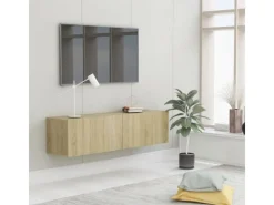 vidaXL TV-Schrank Sonoma-Eiche 120x30x30 cm Holzwerkstoff