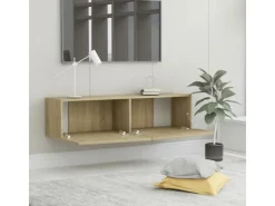 vidaXL TV-Schrank Sonoma-Eiche 120x30x30 cm Holzwerkstoff