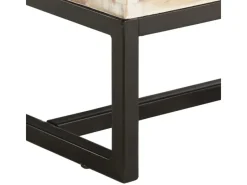 vidaXL TV-Schrank Weiß 140 × 30 × 45 cm Massivholz Akazie