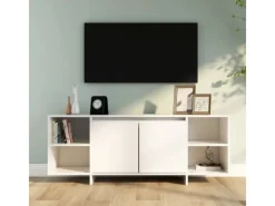 Hot vidaXL TV-Schrank Weiß 130x35x50 cm Holzwerkstoff