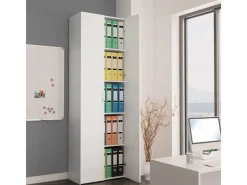 Sale vidaXL TV-Schrank Weiß 60x32x190 cm Holzwerkstoff