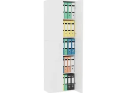 Sale vidaXL TV-Schrank Weiß 60x32x190 cm Holzwerkstoff